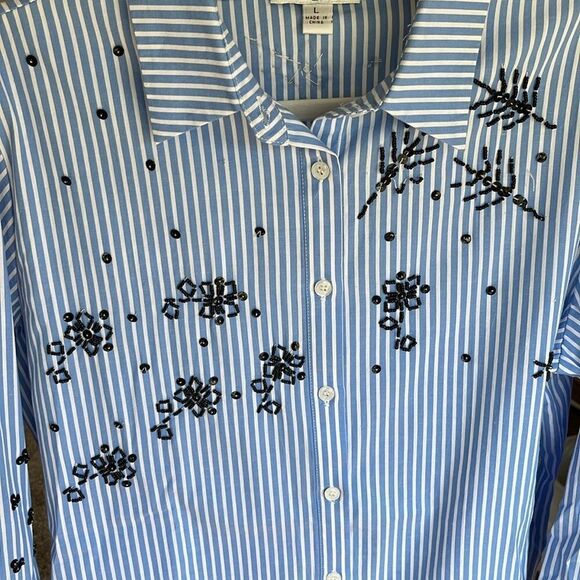 Lena Gabrielle Beaded Blouse - Picture 3 of 11